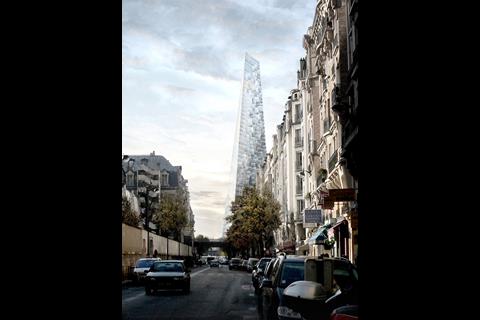 Herzog and de Meuron - Triangle tower Paris - Rue de Vaugirard